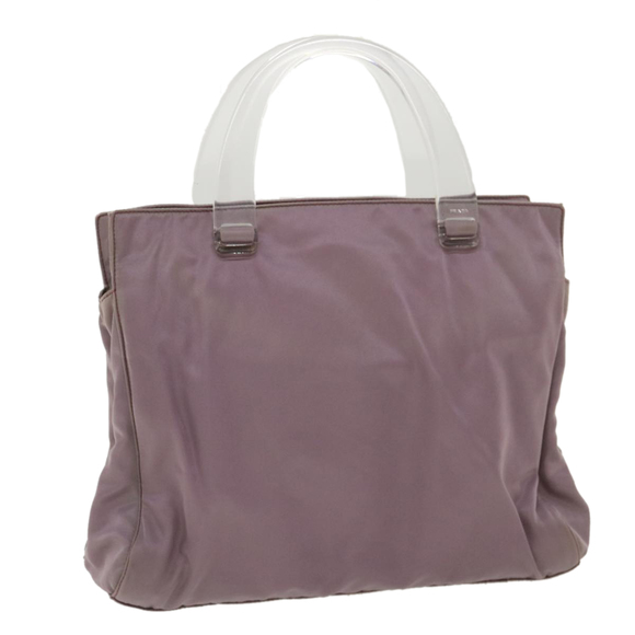 PRADA Hand Bag Nylon Pink Auth yk5692 - Picture 1 of 16